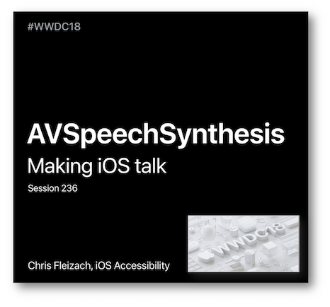 Access to AVSpeechSynthesizer